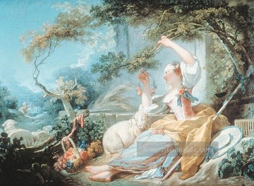 Rokoko Werke - Schäferess 1752 Hedonismus Jean Honore Fragonard Klassik Rokoko